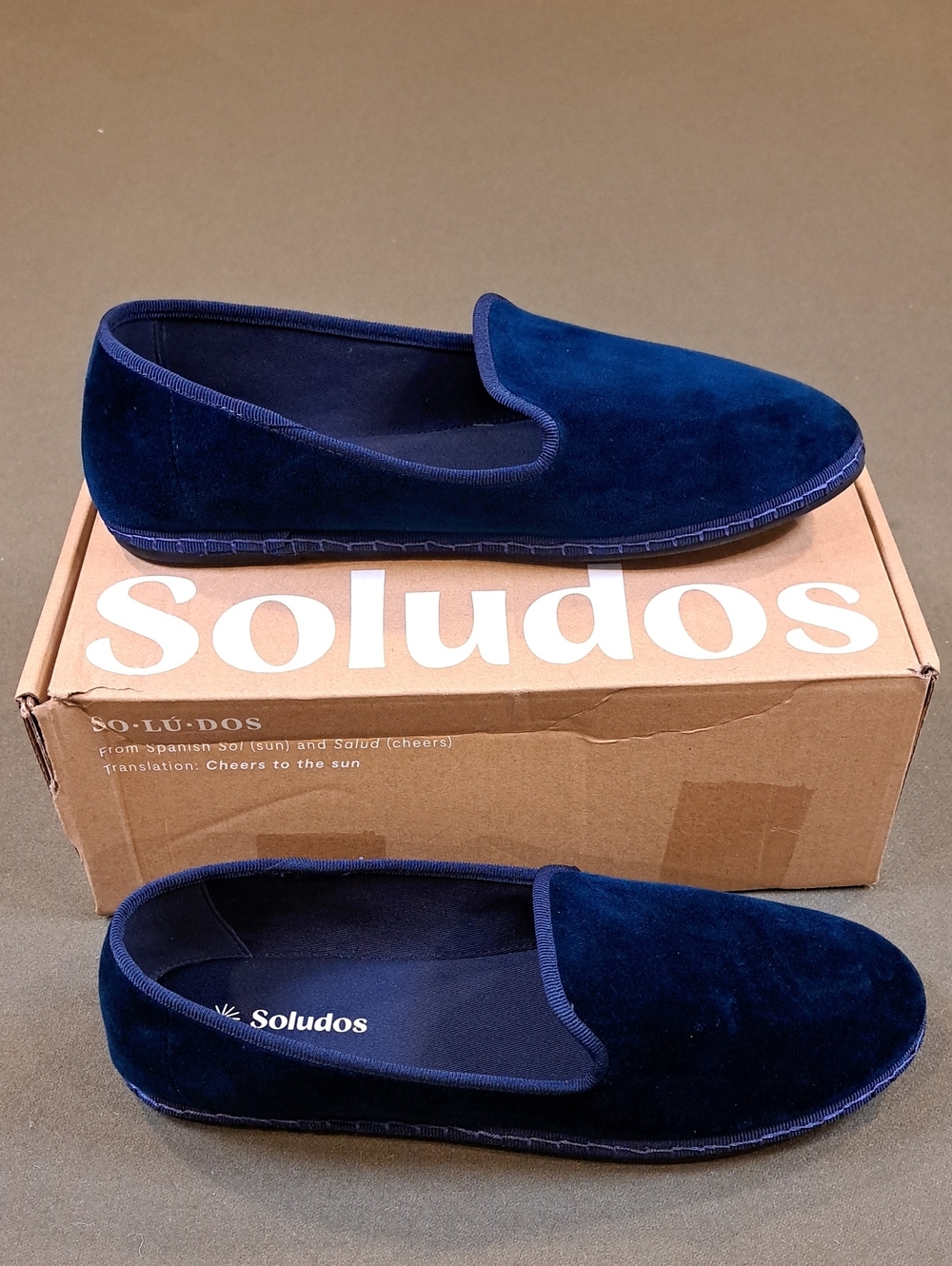 Soludos Womens The All Weather Flats - Color: Royal Navy - Size: 11